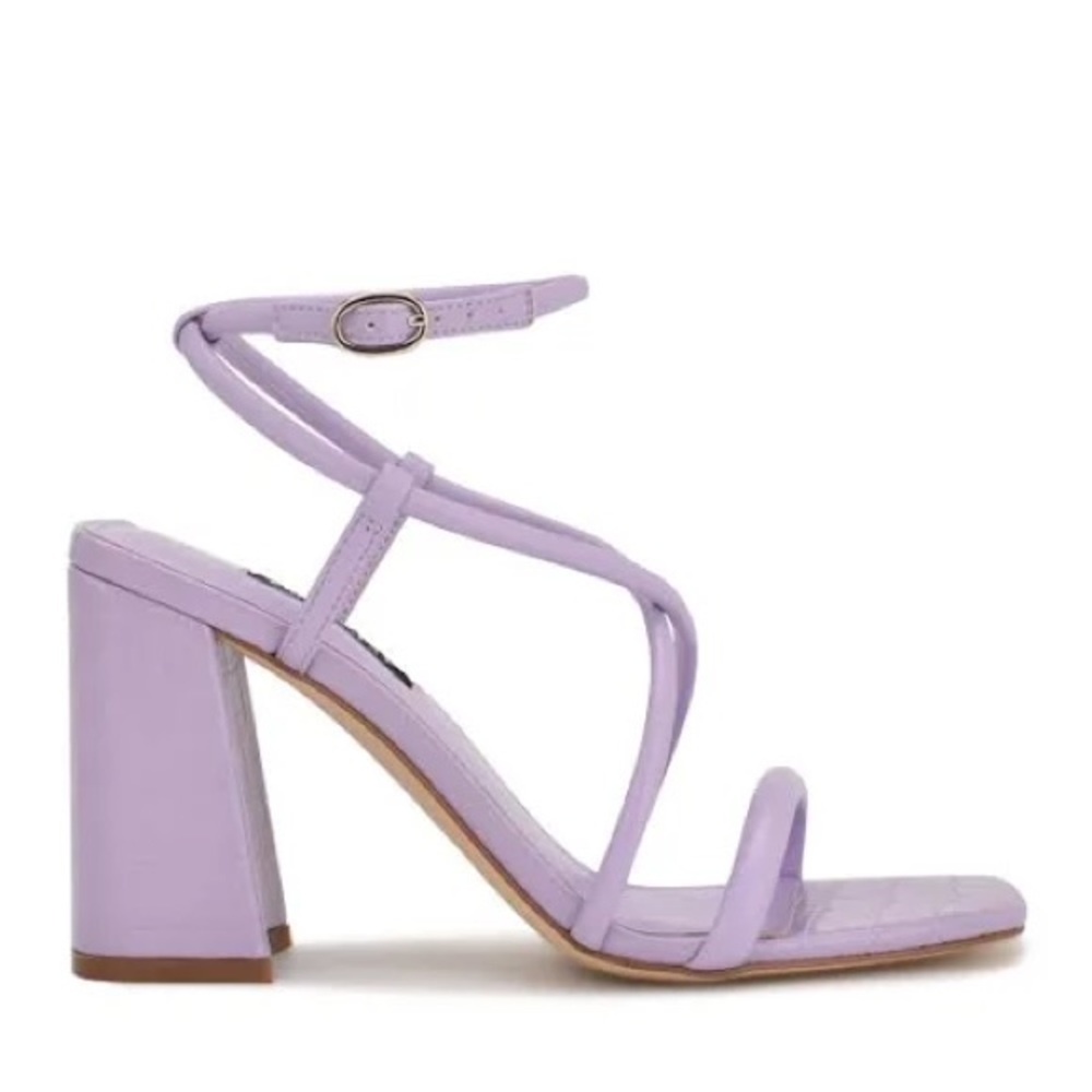 Nine West Lilac Purple Yeera Heeled Sandals